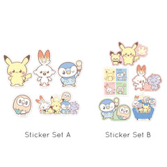 Japan Pokemon Big Sticker Set - Pokepeace B