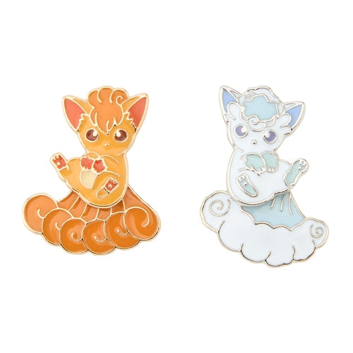 Similar Pokemon Collection - Earrings (Vulpix & Alolan Vulpix)