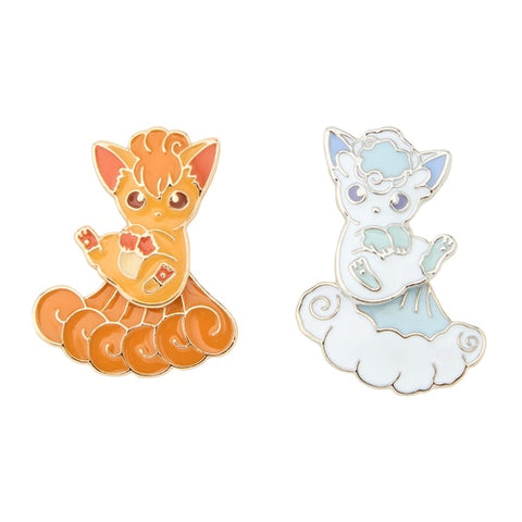 Similar Pokemon Collection - Earrings (Vulpix & Alolan Vulpix)