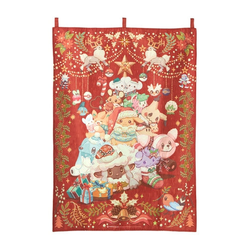 Pokémon Heartwarming Christmas - Art Tapestry