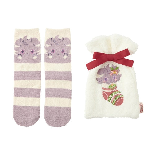 Pokémon Heartwarming Christmas - Fluffy Socks & Drawstring Bag