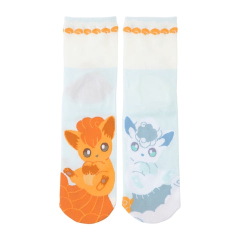 Similar Pokemon Collection - Middle Socks (Vulpix & Alolan Vulpix)