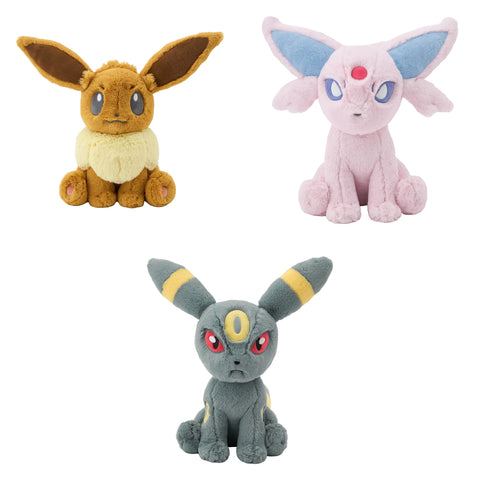 Pokemon Fuwa Fuwa Plush - Eevee, Espeon, & Umbreon