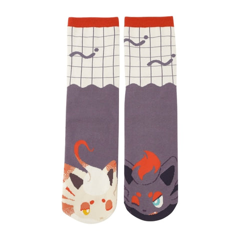 Similar Pokemon Collection - Middle Socks (Zorua & Hisui Zorua)