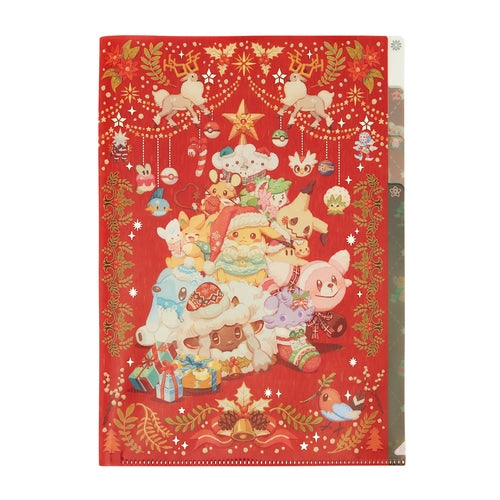 Pokémon Heartwarming Christmas - A4 3-Pocket Clear File