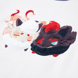 Similar Pokemon Collection - Fluffy Sweatshirt (Zorua & Hisuian Zorua)